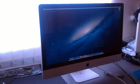 a fixed imac that had been repaired
